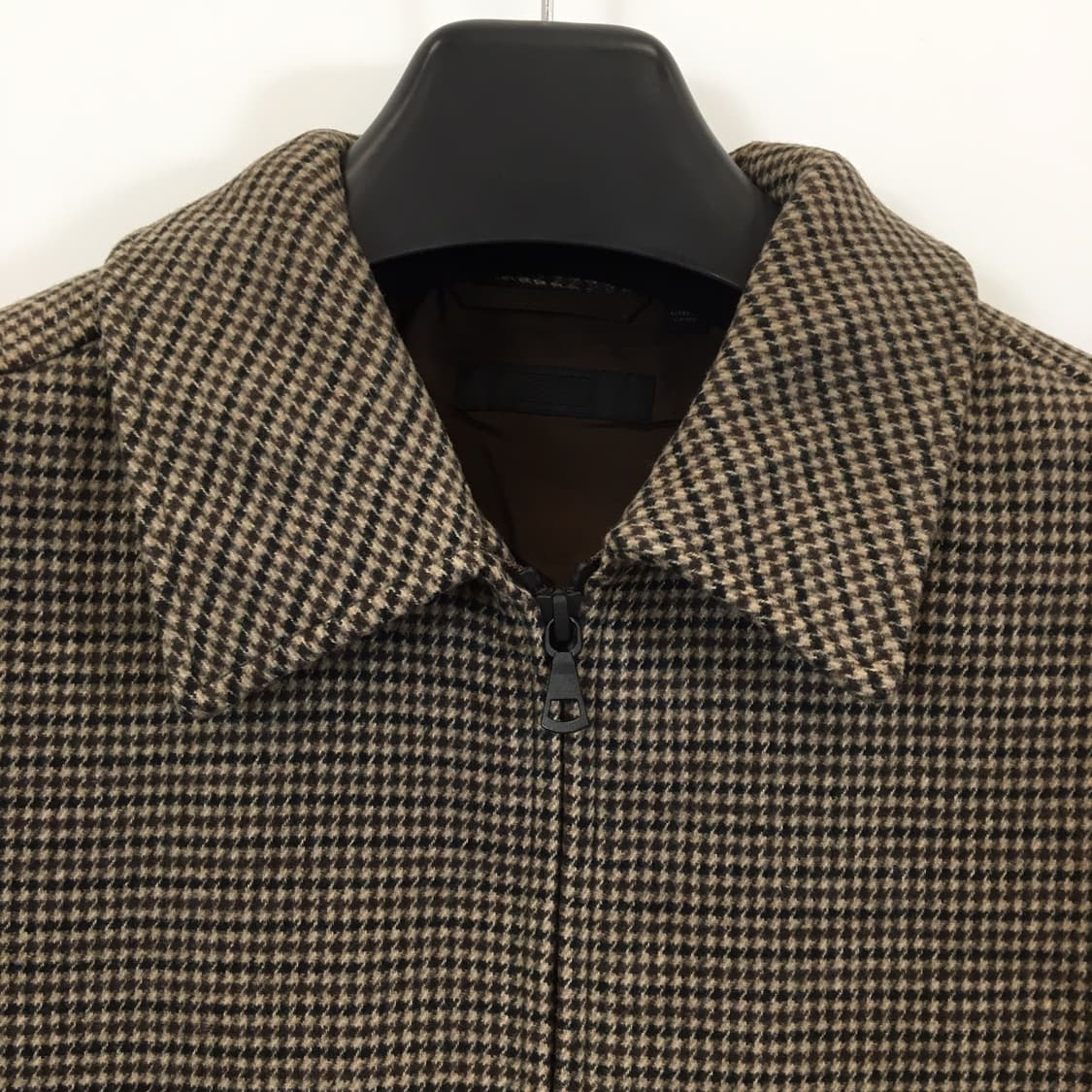 유니클로 하운드투스 체크 블루종점퍼 L 상품이미지3