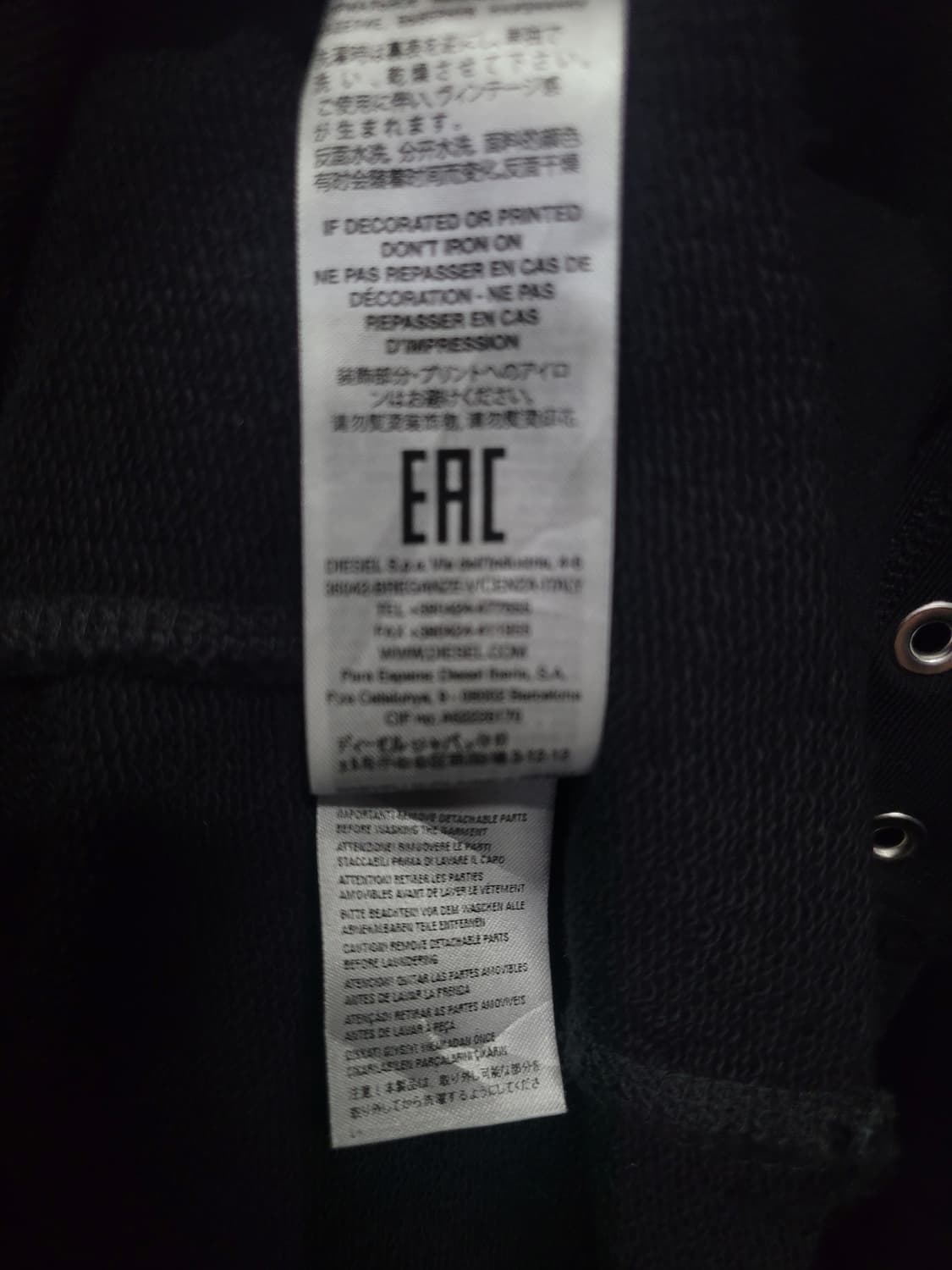 DIESEL 디젤 후드 원피스  상품이미지7