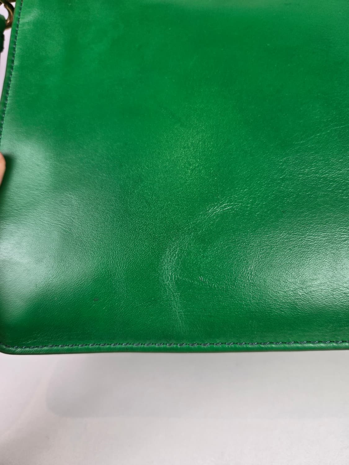 마크제이콥스 레더 사첼백 숄더백 가방 정품 그린 상품이미지5