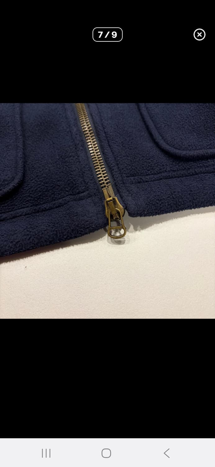 [XL] 90s 폴로랄프로렌 헌팅 플랩 버튼 네이비 플리스 자켓 상품이미지3