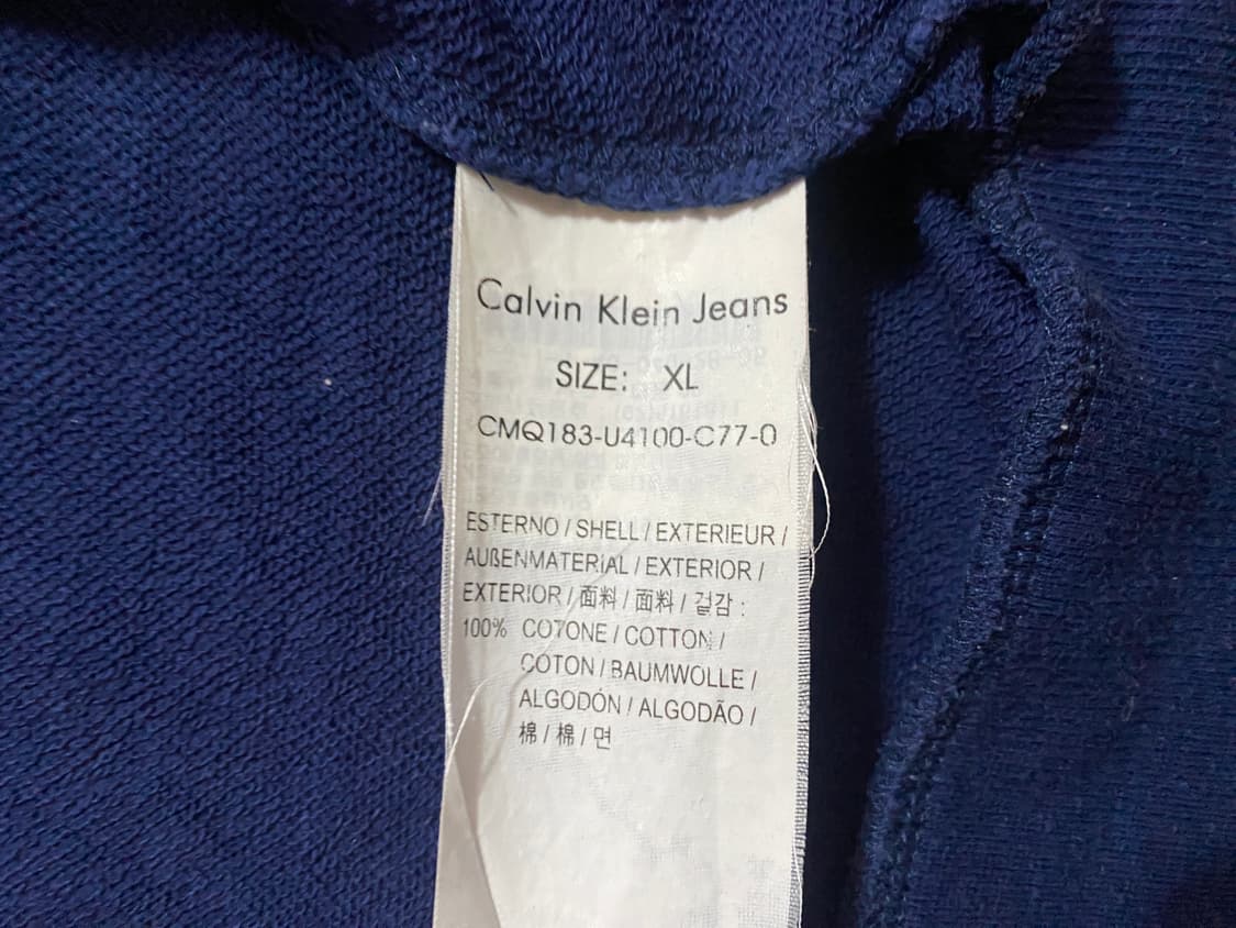 캘빈클라인 남성 집업 XL 네이비 (100) 상품이미지5