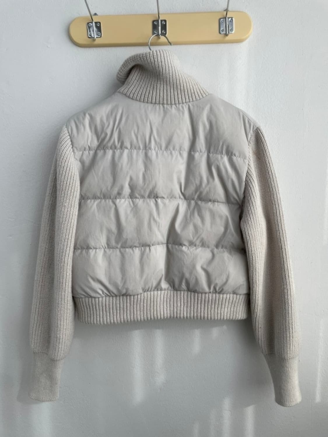 하이넥 덕다운 니트 패딩 상품이미지5