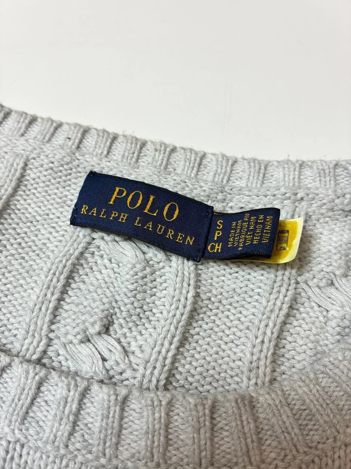 폴로 랄프로렌 시그니처 큐알 신형 포니 케이블 니트 PN8768 상품이미지6