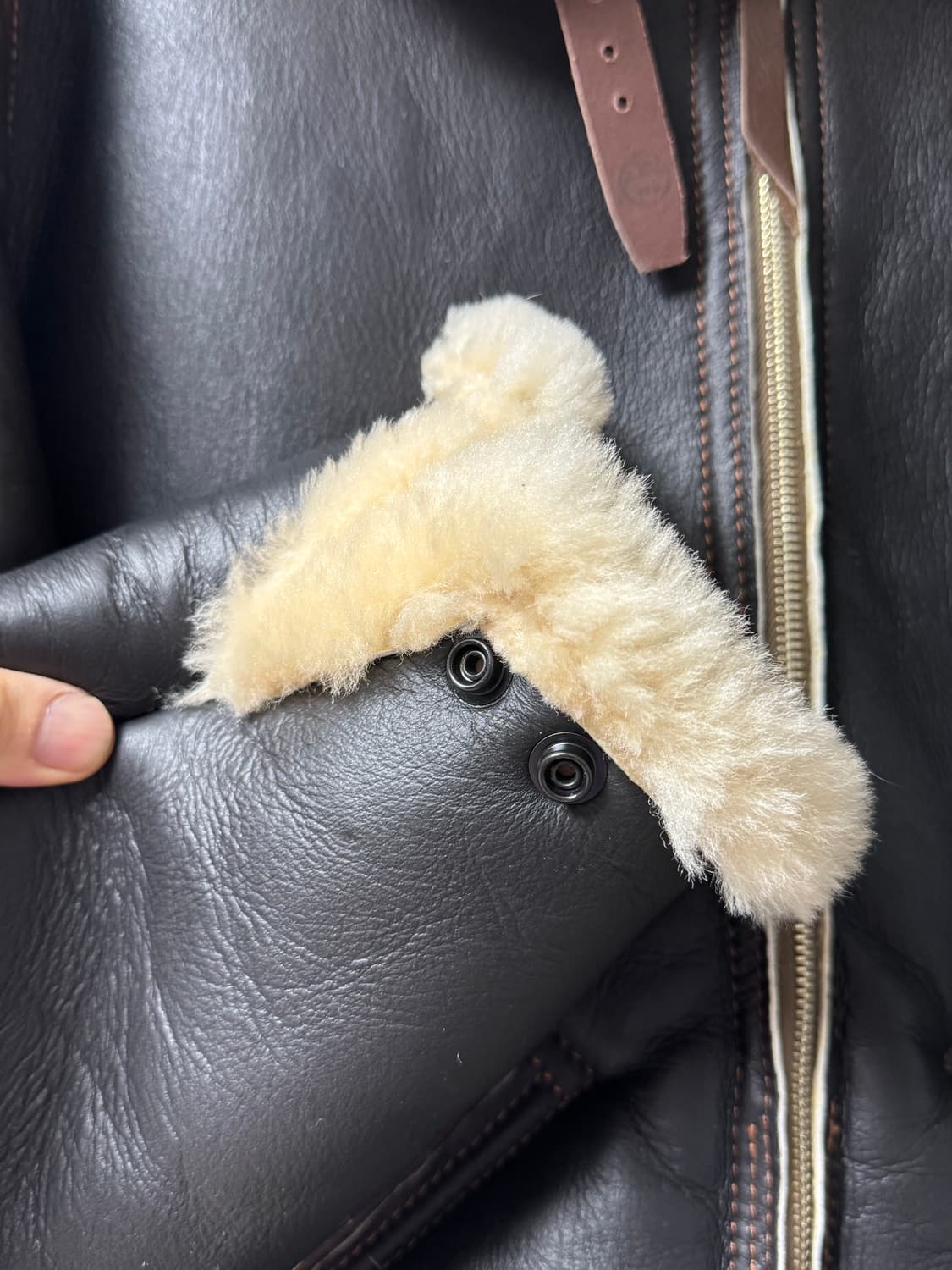 에어로레더 b6 무톤자켓 44 상품이미지3