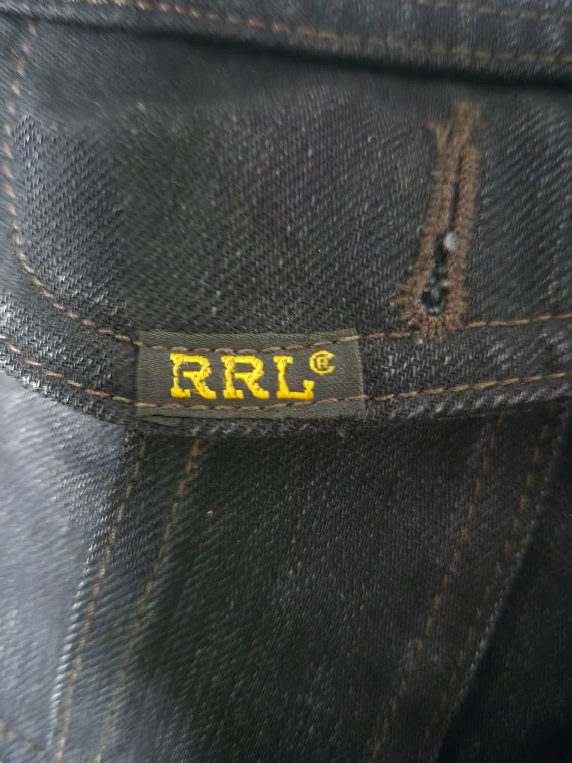 RRL 더블알엘 lot 271 블랙 트러커 자켓 s 사이즈 판매 상품이미지4