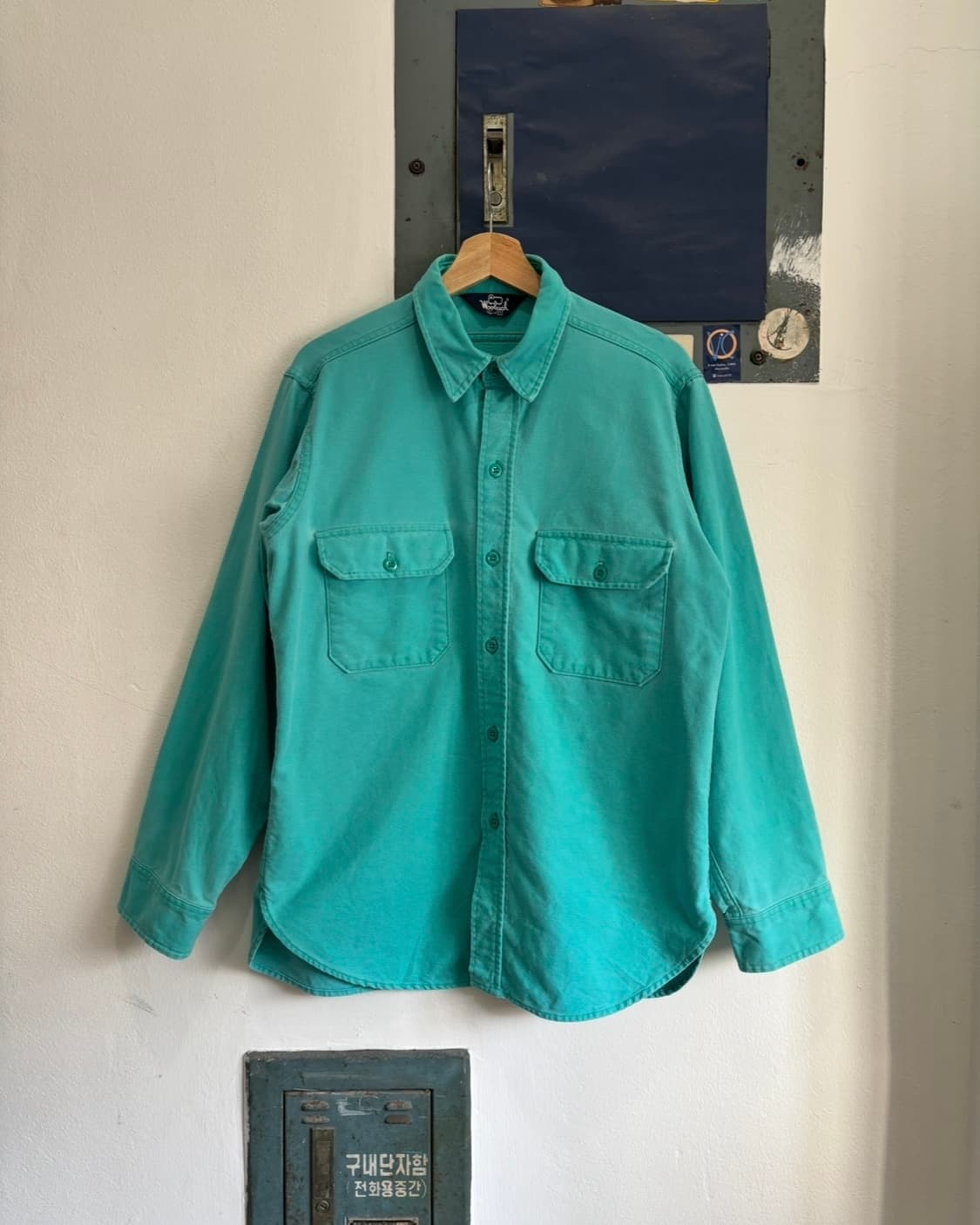 90s Woolrich Haevy Cotton Shirt 상품이미지1