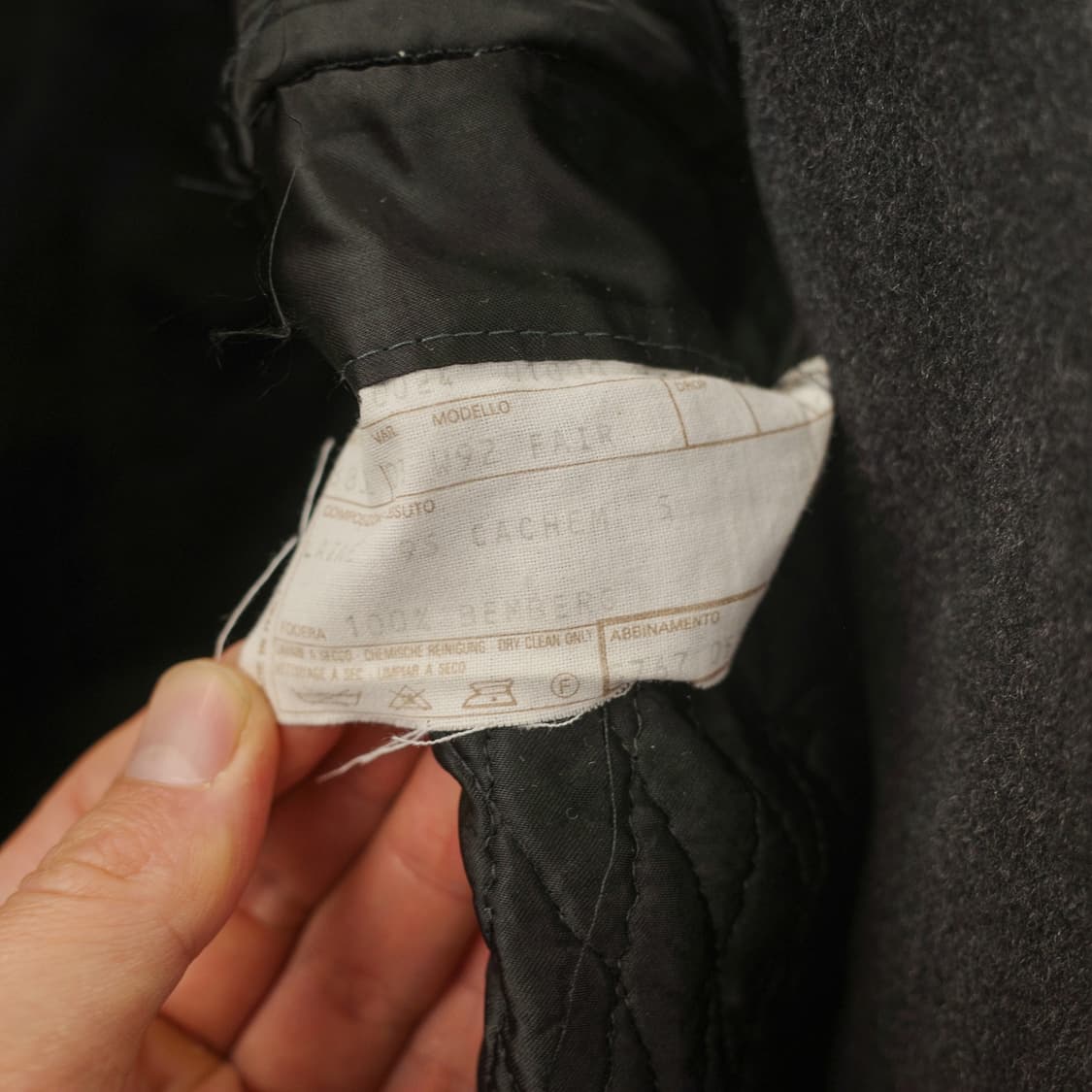 90s Givenchy gentleman long Coat 46 상품이미지4