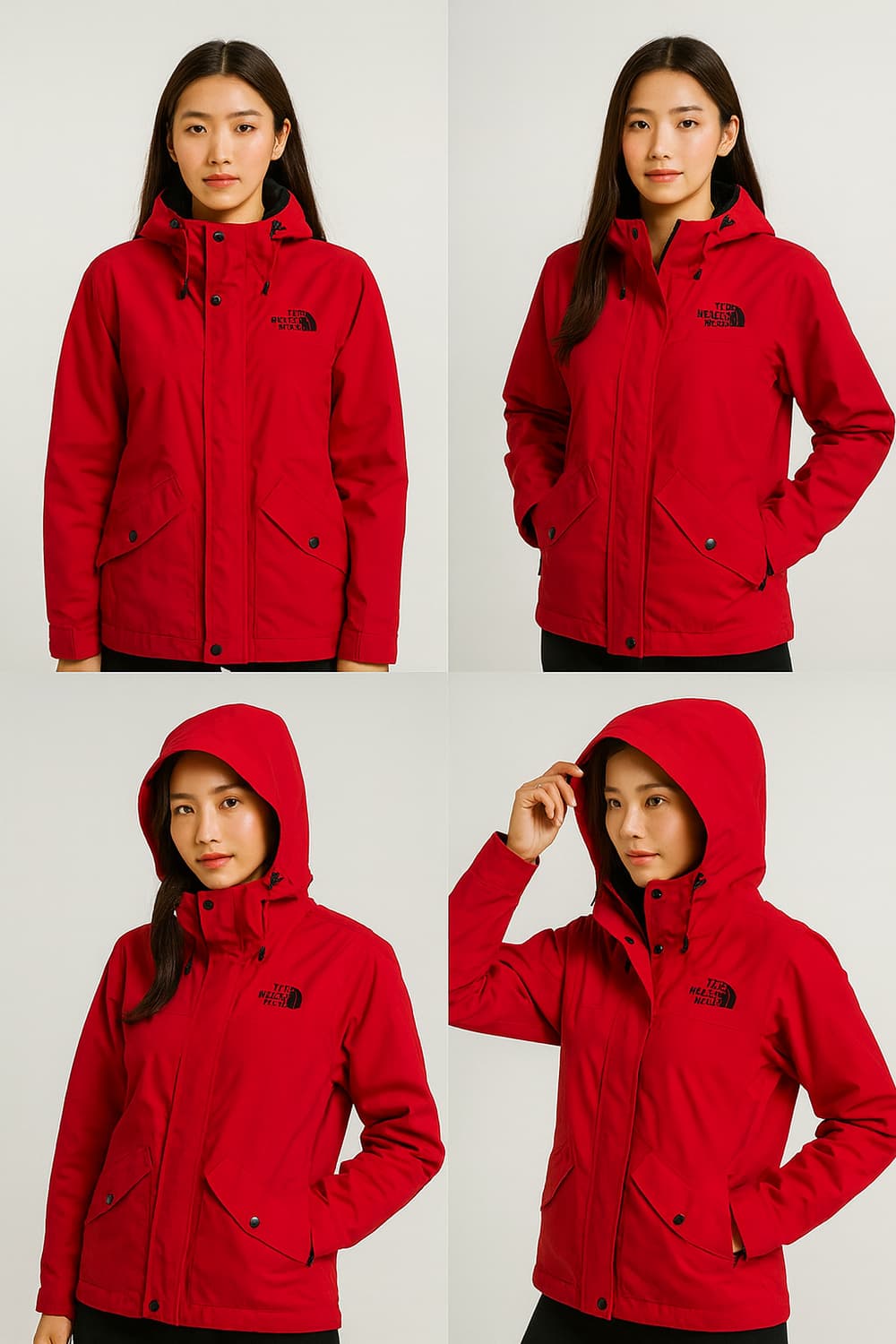 노스페이스 레드 기모 바람막이 95 (실측 66/50) 상품이미지1