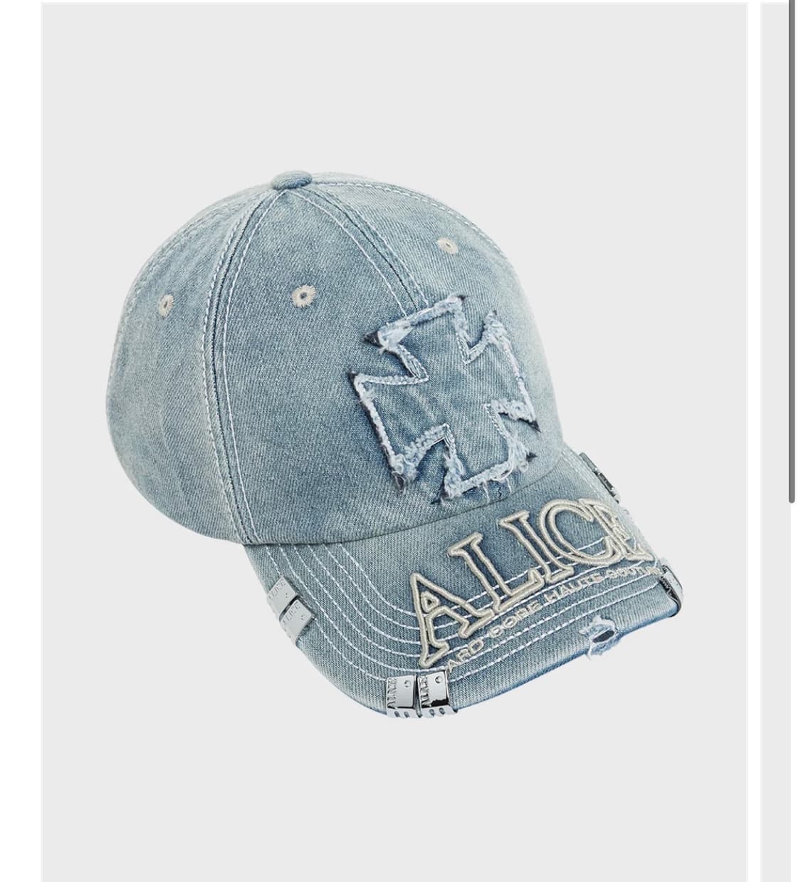 Alice hollywood x ksubi atelier logo cap 상품이미지1