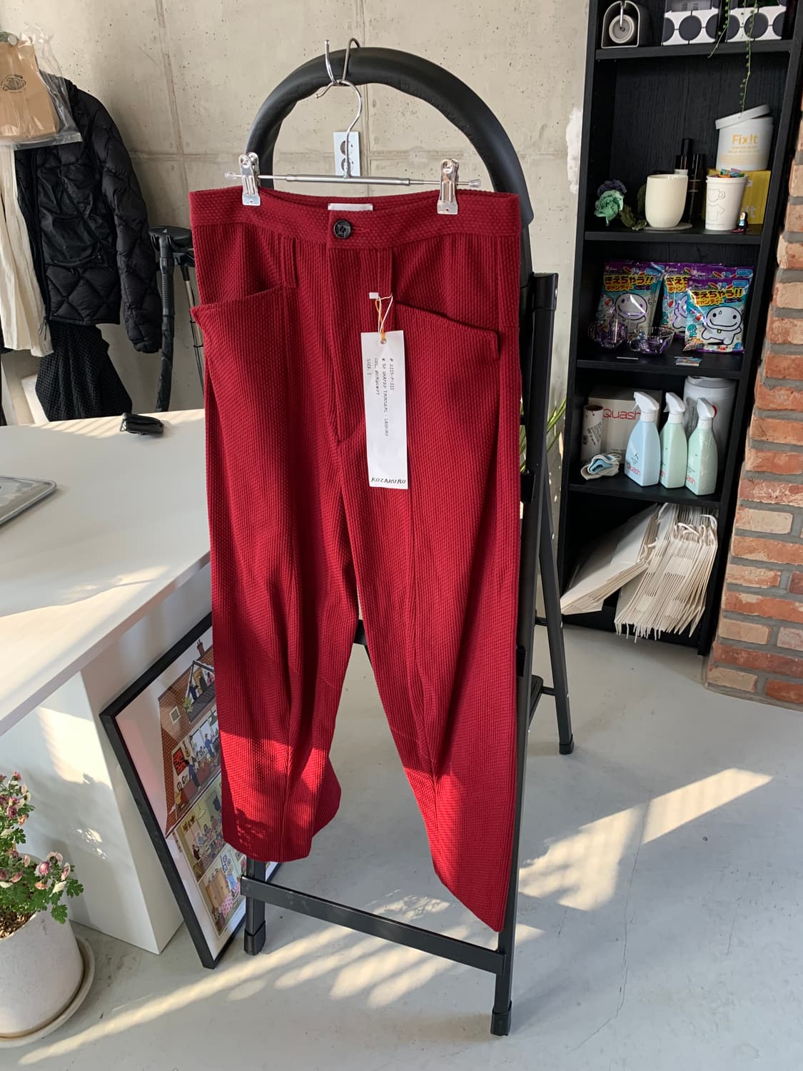 Kozaburo 코자부로 사시코 3D 테일러드 트라우저 상품이미지1