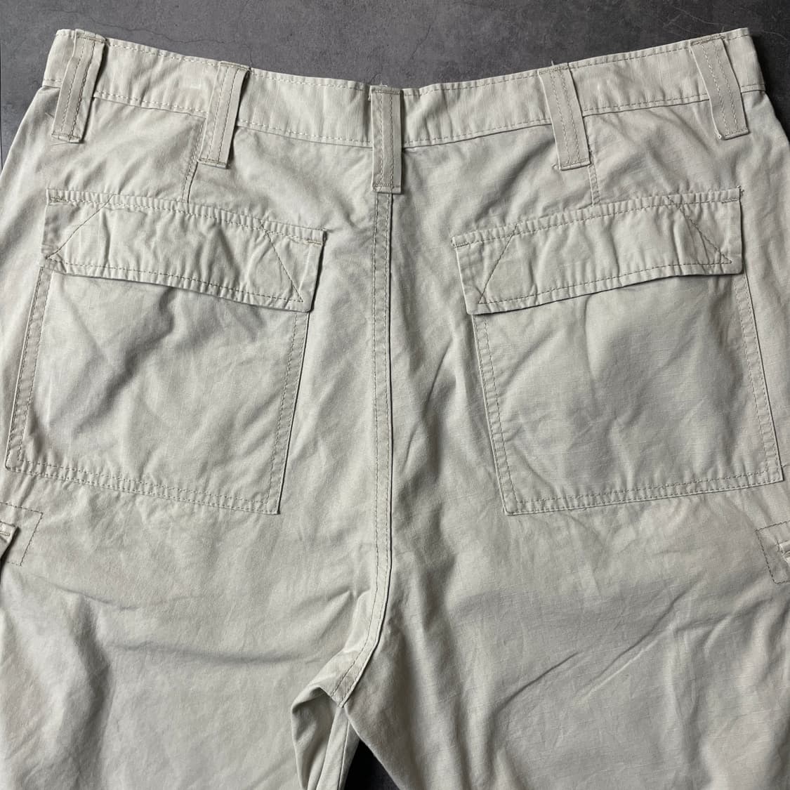 WRANGLER 랭글러 빈티지 아이보리 카고 하프 팬츠 A00751 상품이미지7