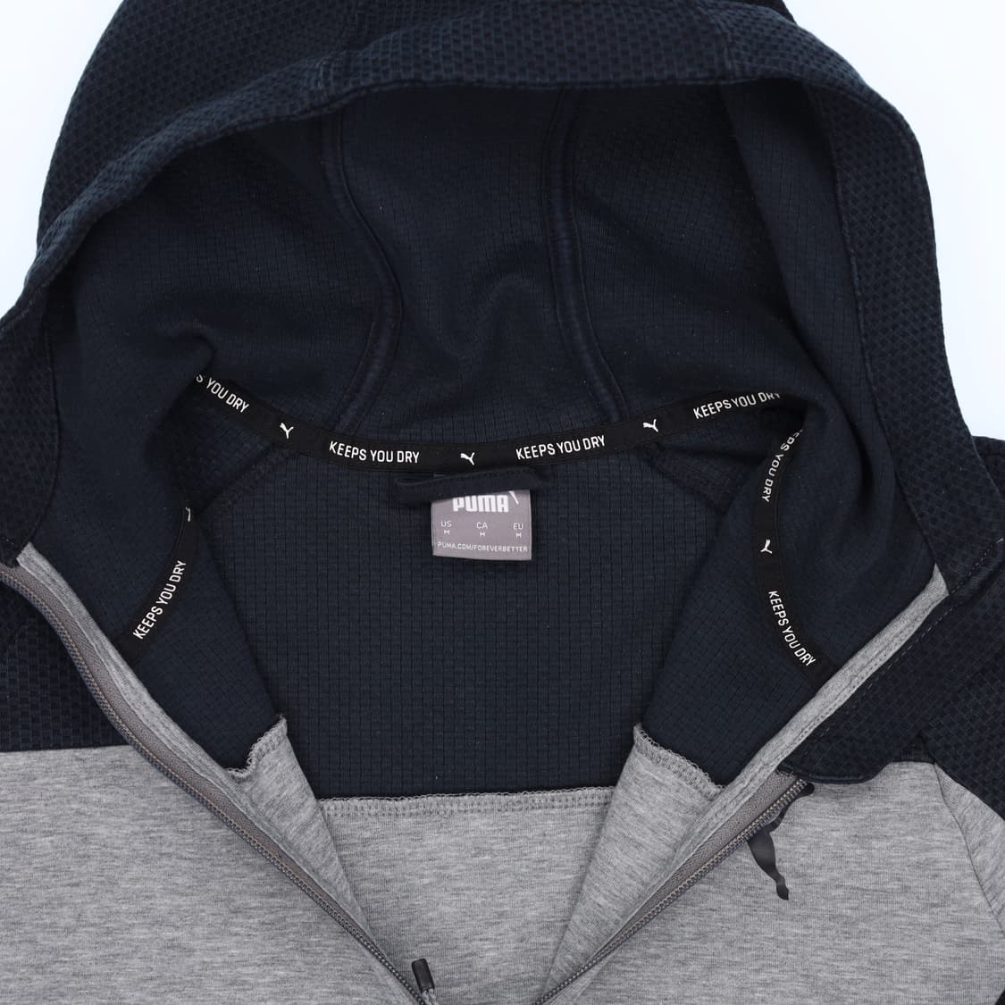 [M] 푸마 배색 후드 집업 저지 셋업 상하세트 0120J 상품이미지3