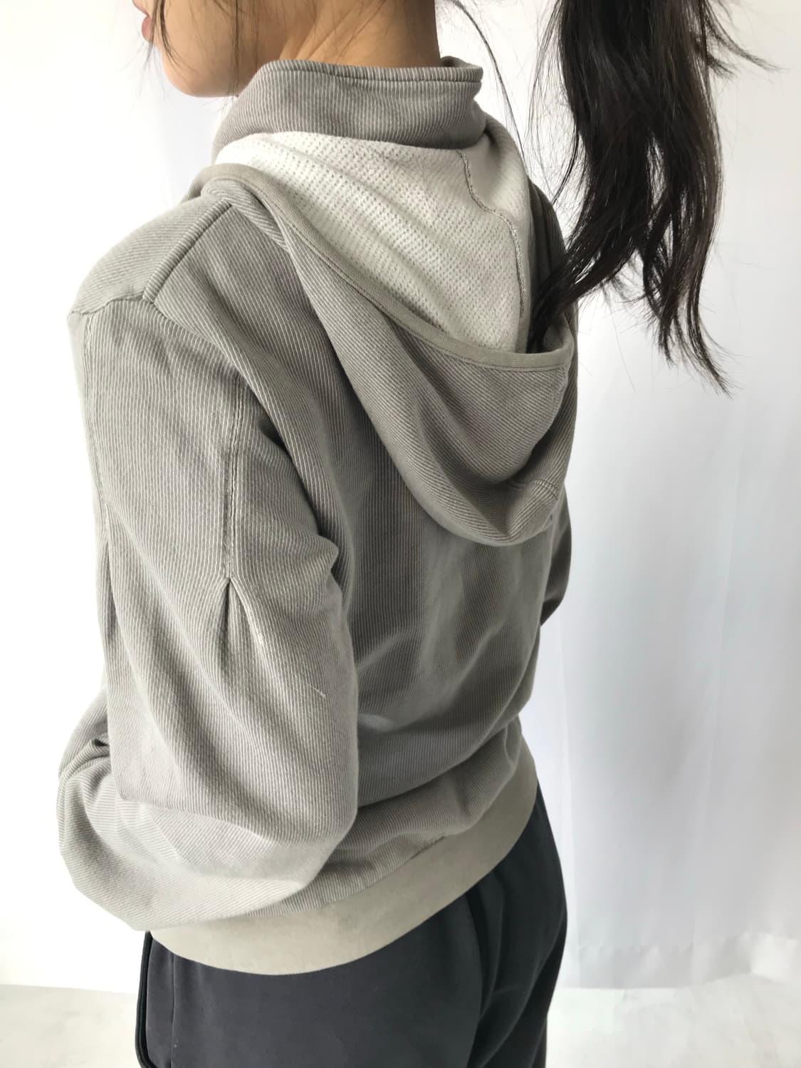 Lacoste 코지 그레이 후드집업 상품이미지4