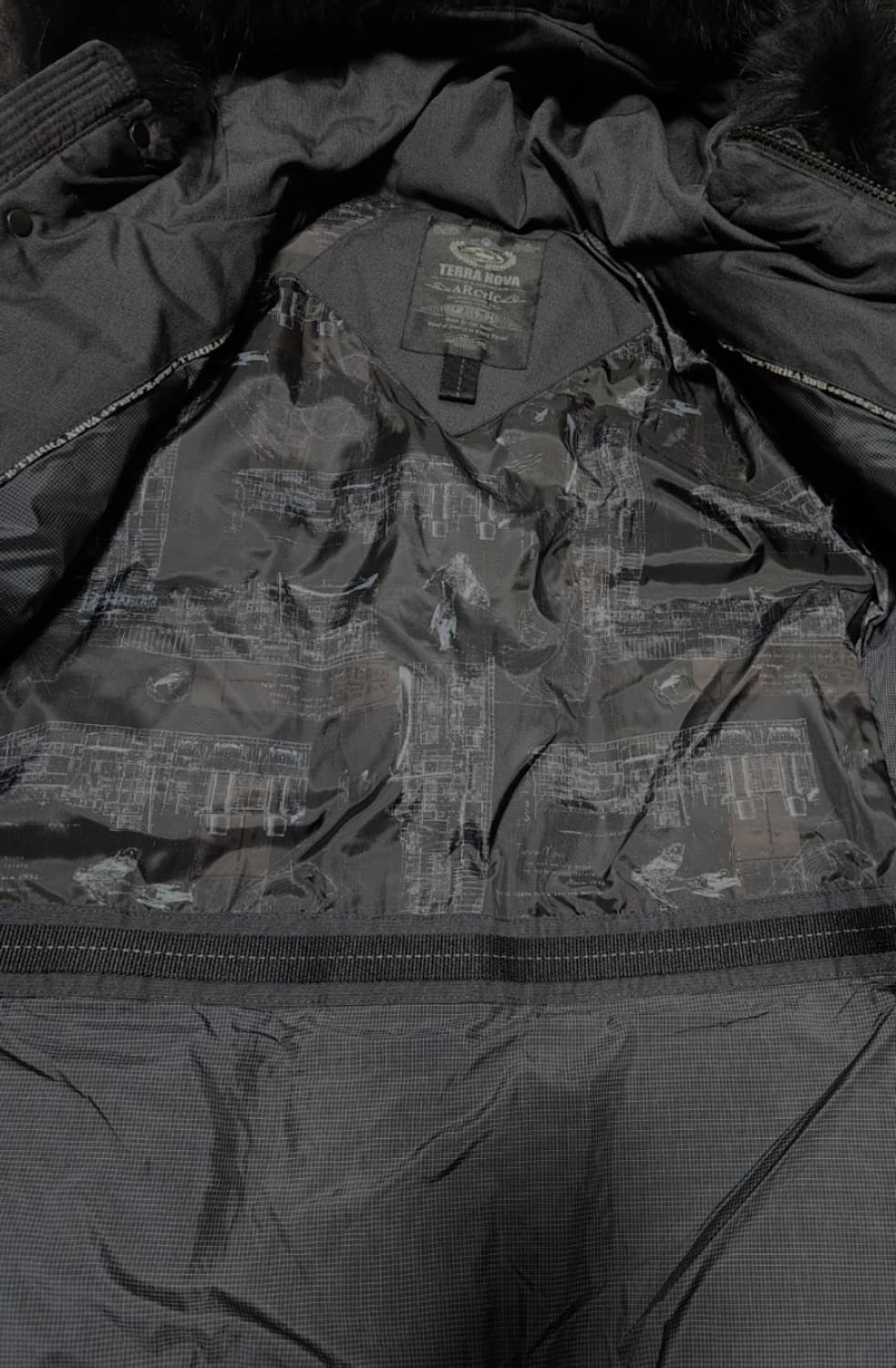 올젠 테라노바 아틱 다운 패딩 110 블랙 XL~2XL 상품이미지3