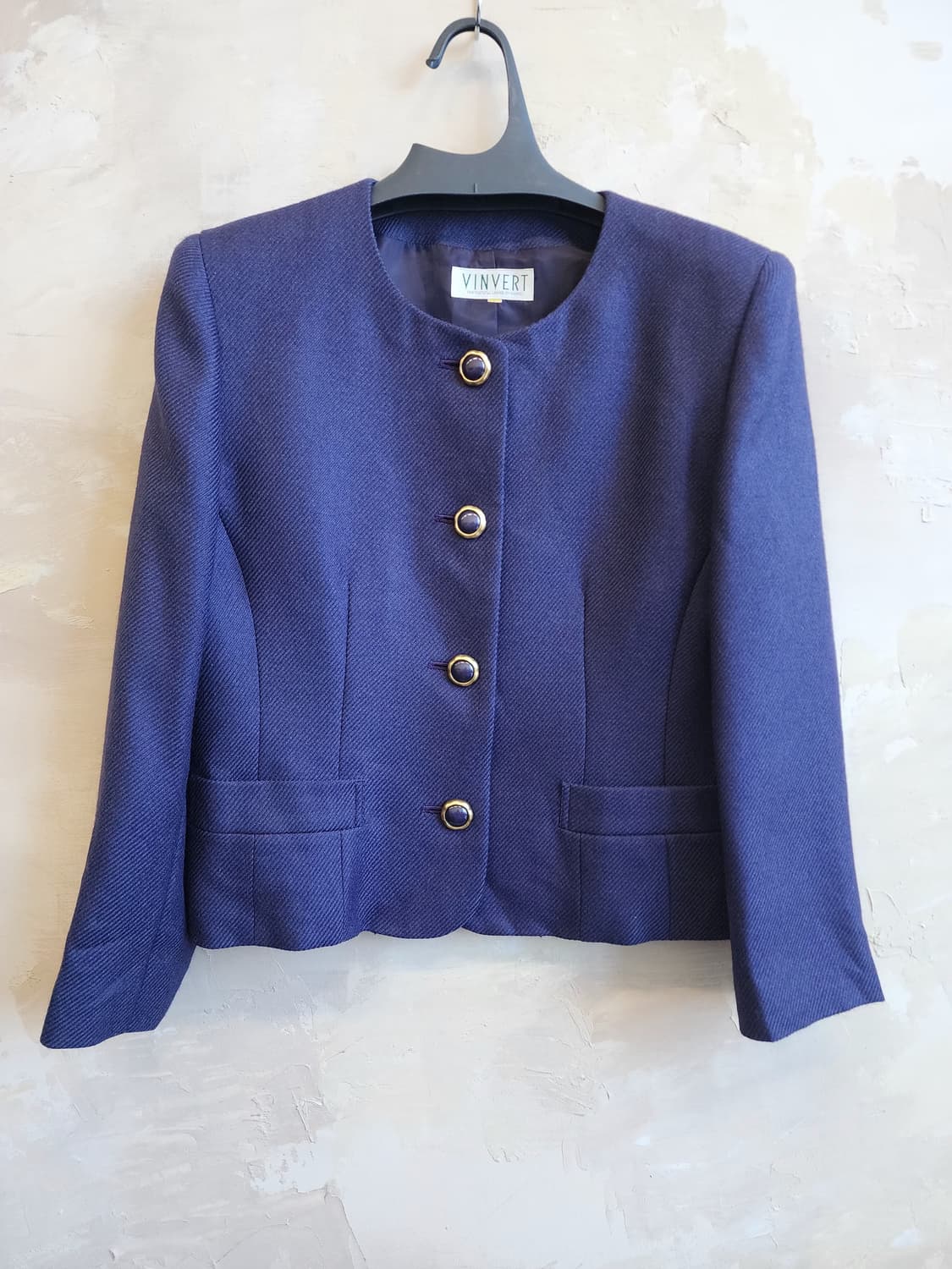 일본빈티지 빈버튼 울 자켓 상품이미지1