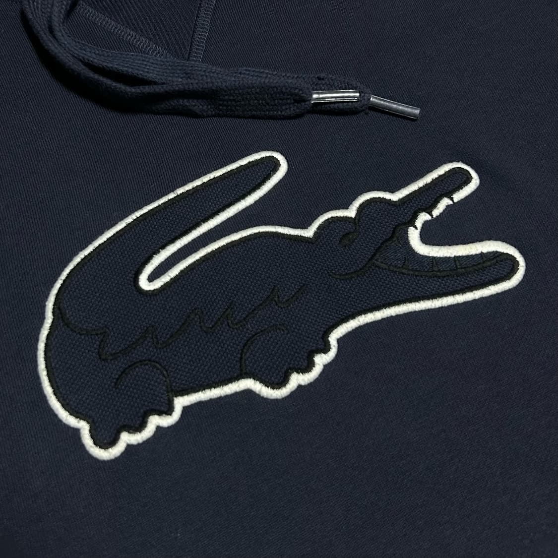 [XS] Lacoste 라코스테 네이비 빅로고 후드티 상품이미지3