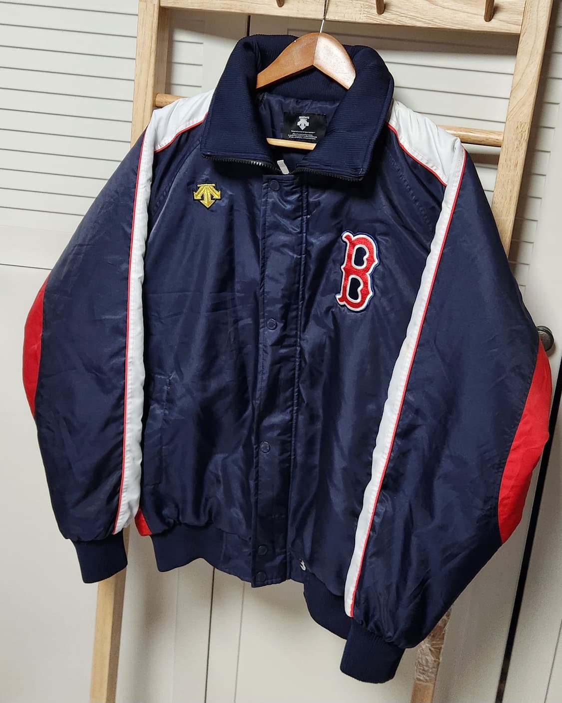 데상트 보스턴 선수지급용 누빔 퀄팅 점퍼 자켓 34번 상품이미지3