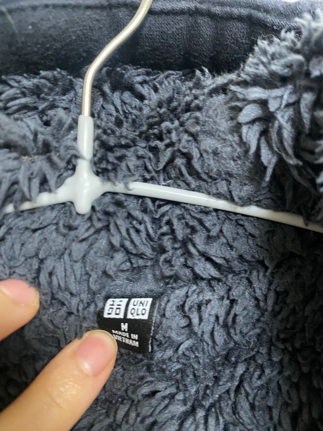 유니클로 보아털 후드집업 m 상품이미지5