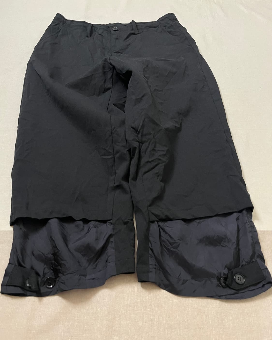 요지야마모토 레이어드 링클 팬츠 Y’s yohji yamamoto 상품이미지6