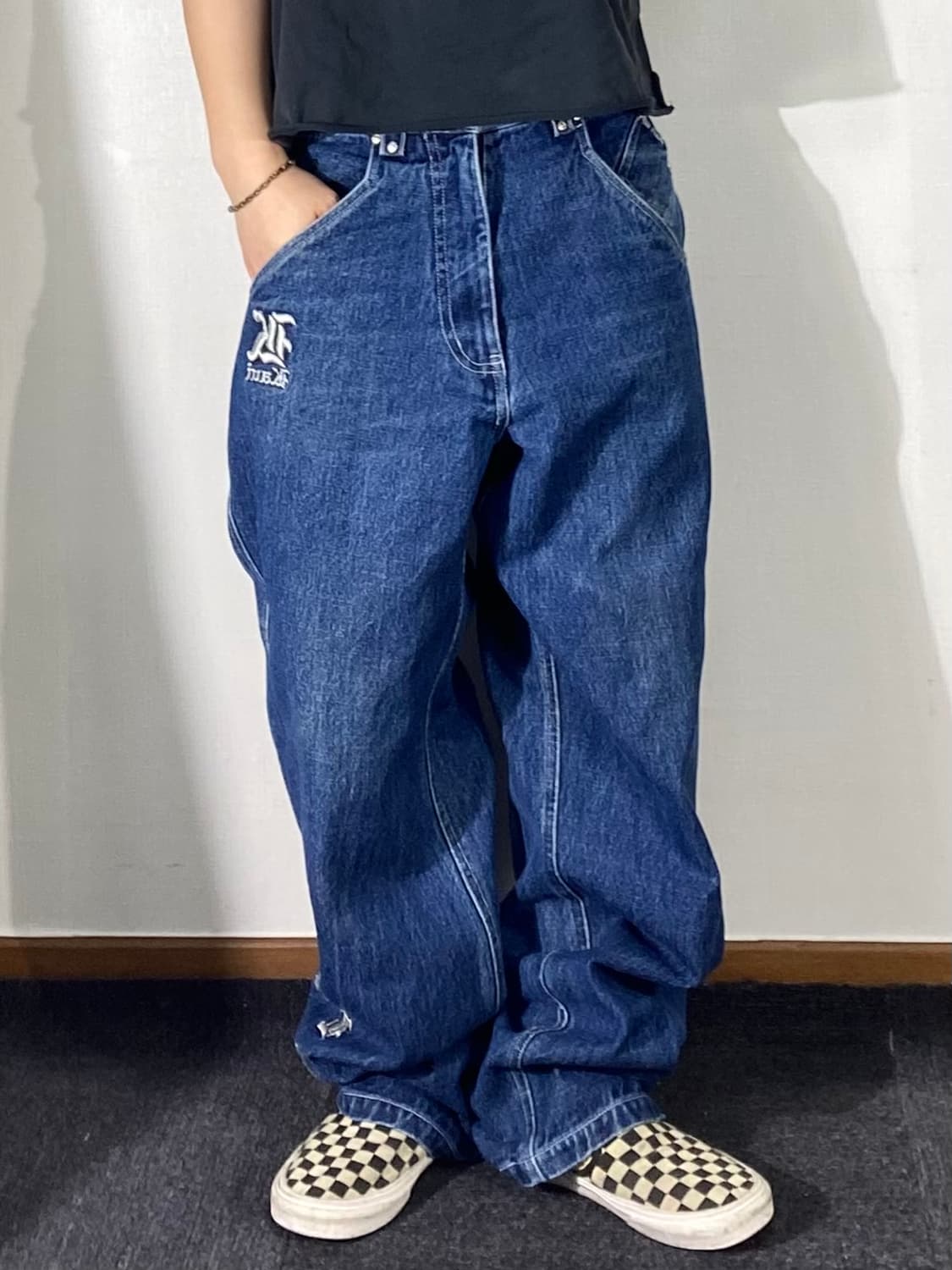 [32] 90-00s Karl Kani 칼카니 루즈와이드 핏 데님팬츠 상품이미지9