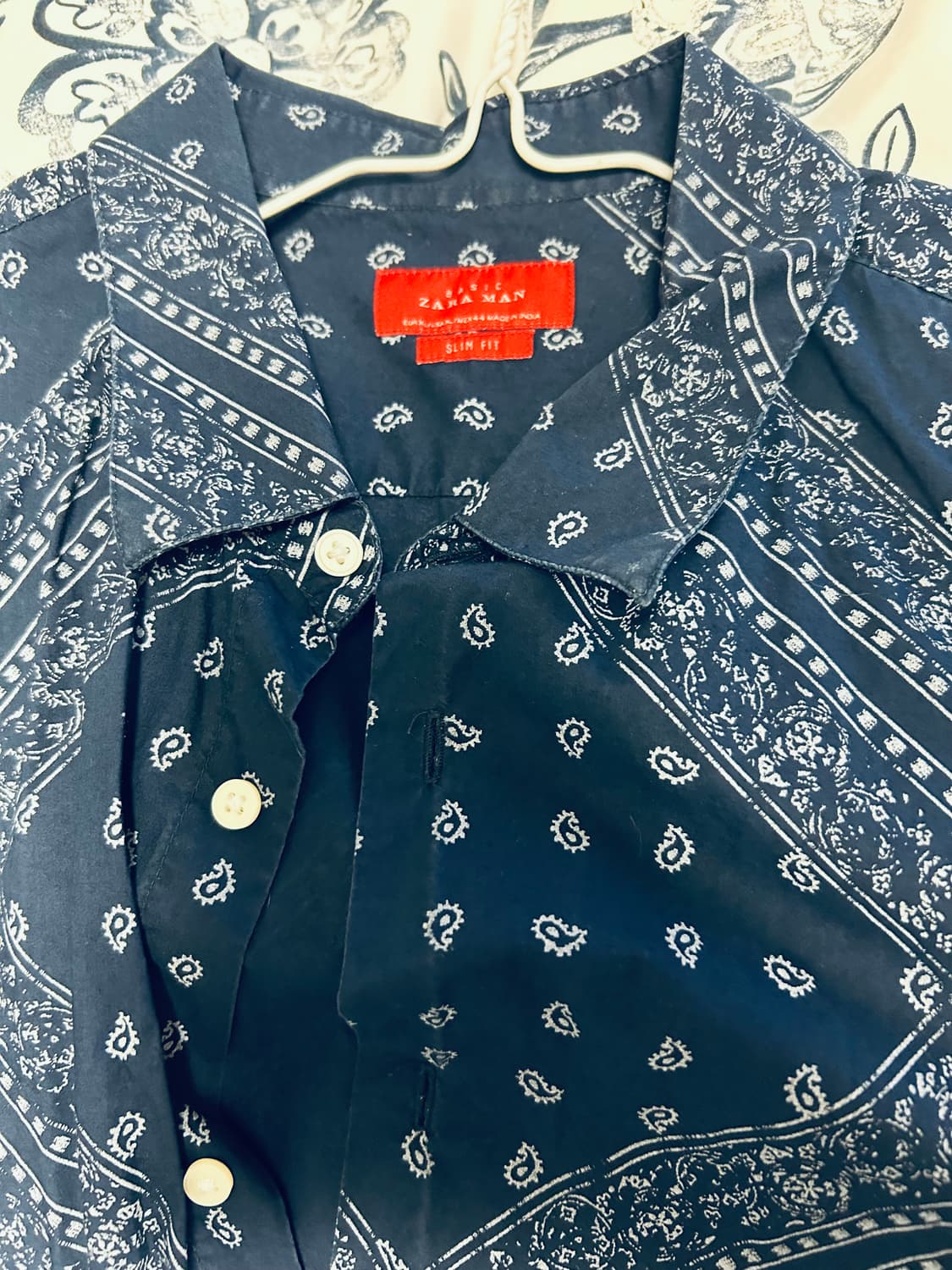XL) 자라 페이즐리 버튼업 셔츠 상품이미지2