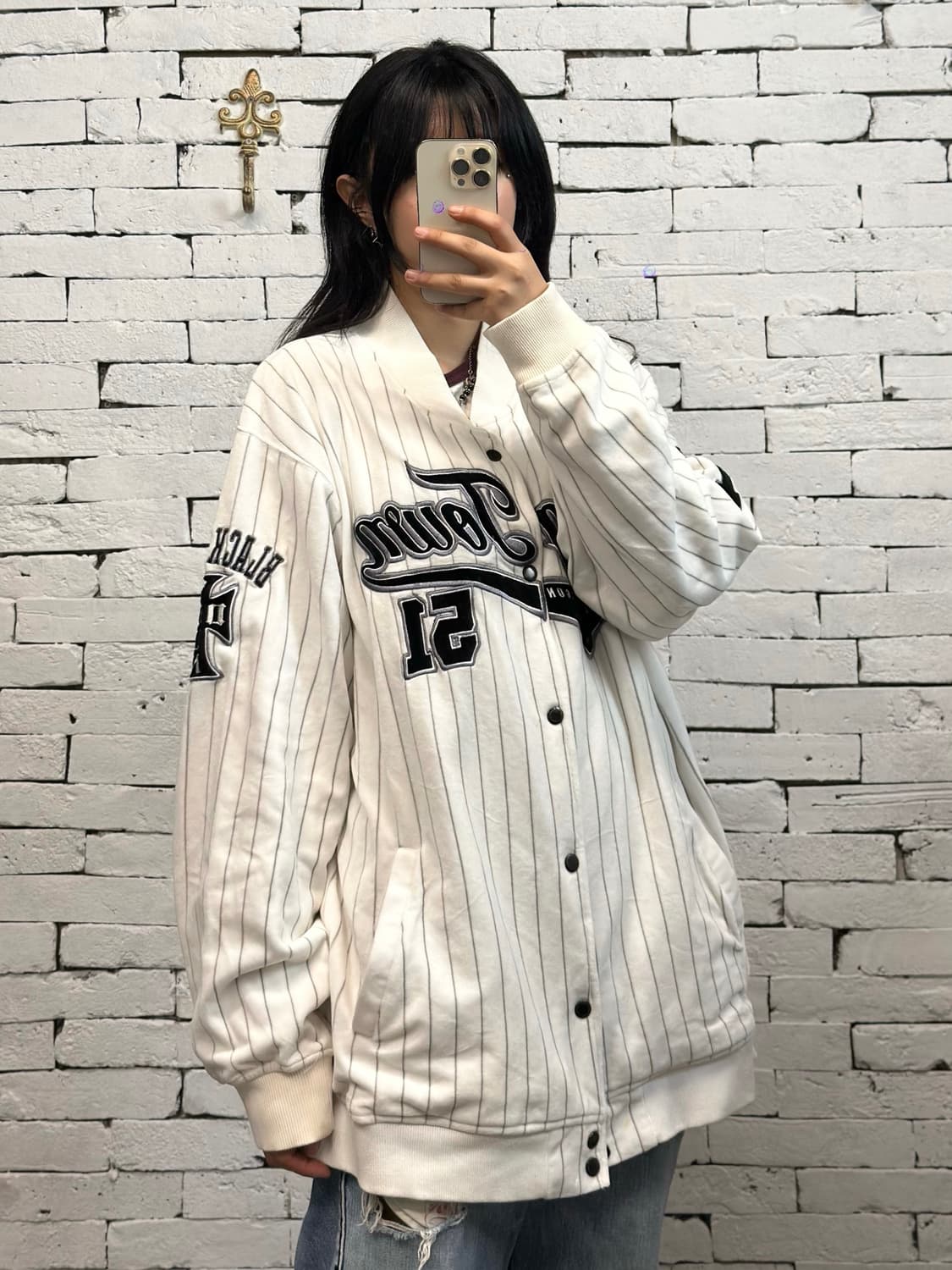 Dog Town White Velvet Varsity 상품이미지7
