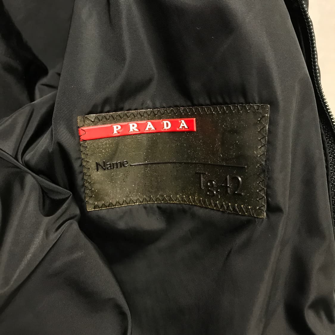 프라다 블랙 봄버 자켓 42 상품이미지6