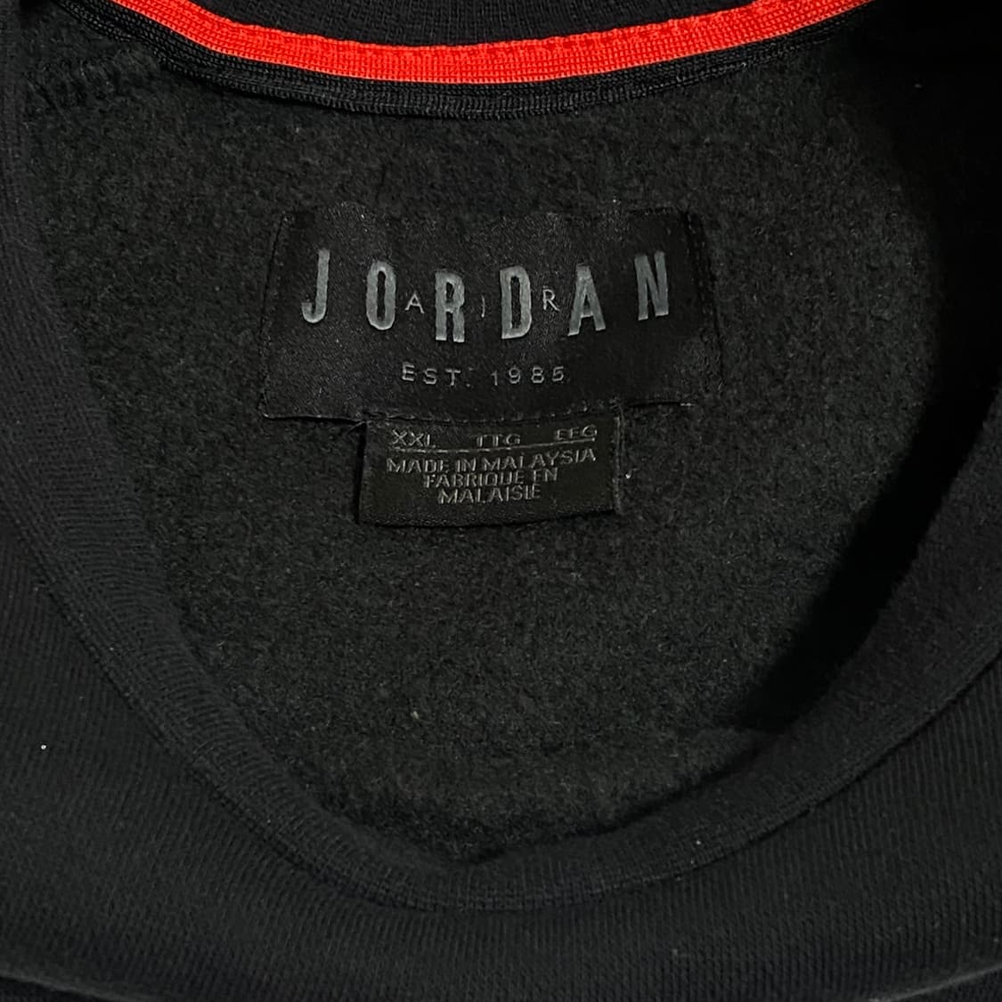 나이키 조던 서울 맨투맨 블랙 XXL 상품이미지3