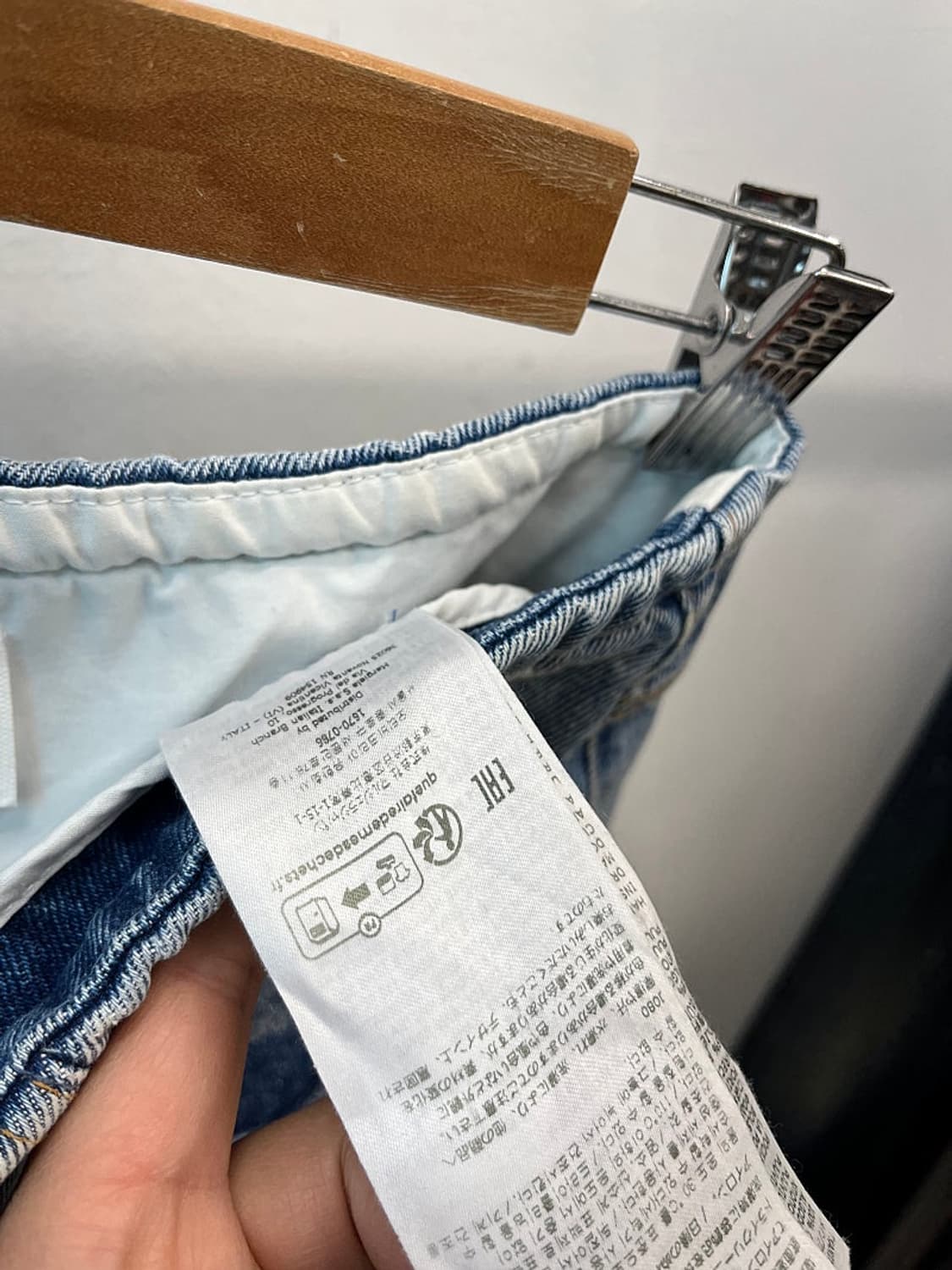 여) 마르지엘라 25ss 버뮤다 데님 상품이미지7