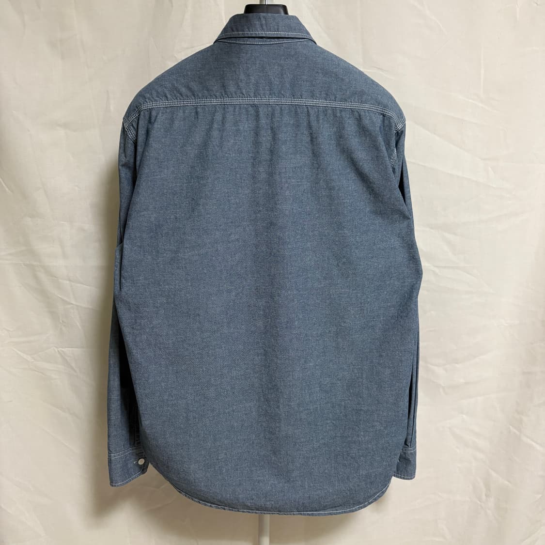 유니폼브릿지 샴브레이 워크 셔츠 / 블루, L 상품이미지7