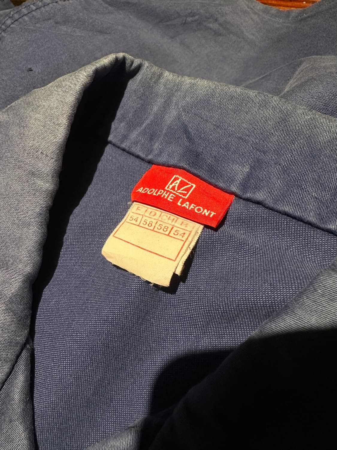 70s Adolphe Lafont 아돌프 라퐁 프렌치 몰스킨 워크 자켓 상품이미지8