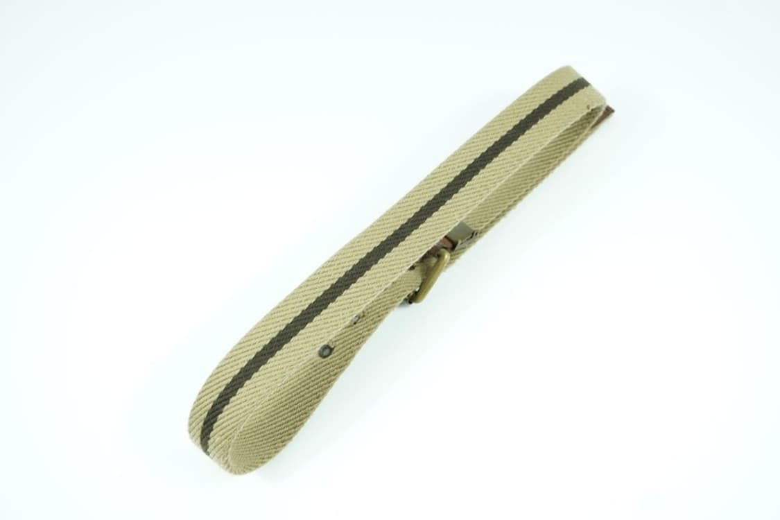 빈티지 아메카지 무드 배색 스트라이프 캔버스 웨빙 벨트 상품이미지3