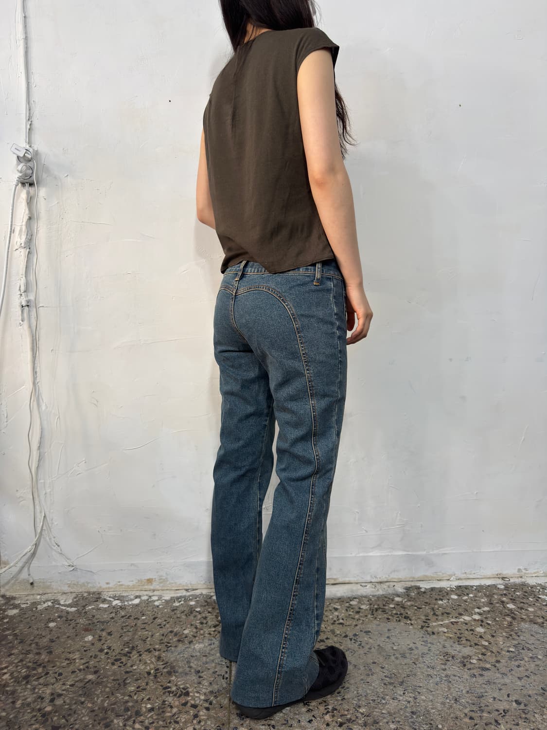 eyelet denim pants 상품이미지5