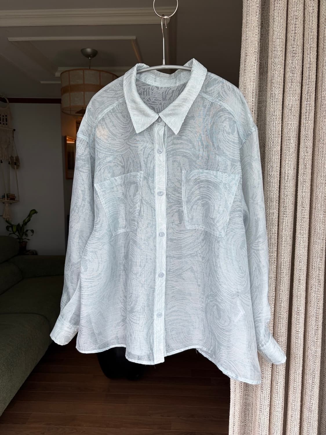 patterned blouse 상품이미지1