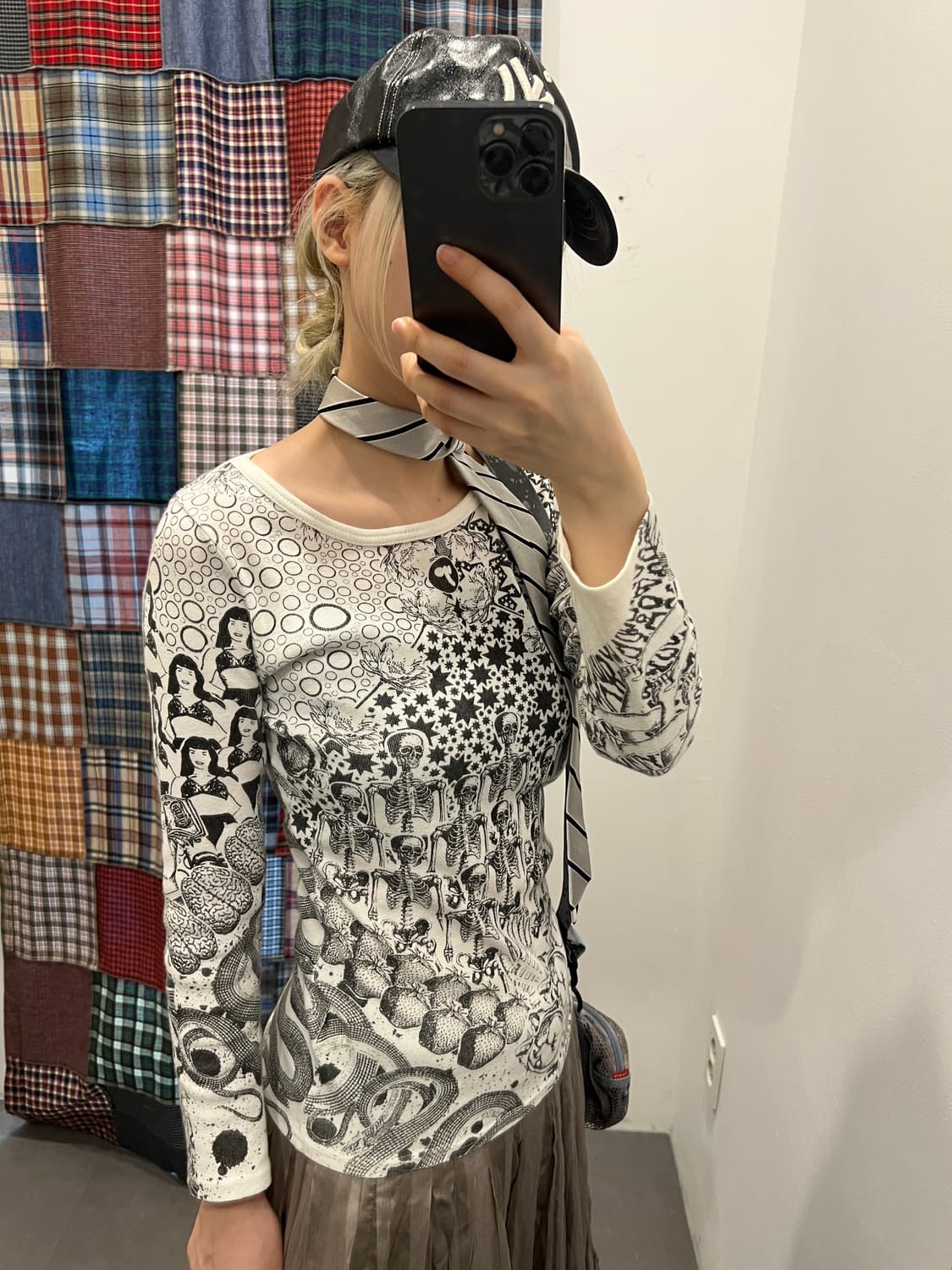 히스테릭 글래머 프린틴 롱슬리브 상품이미지2