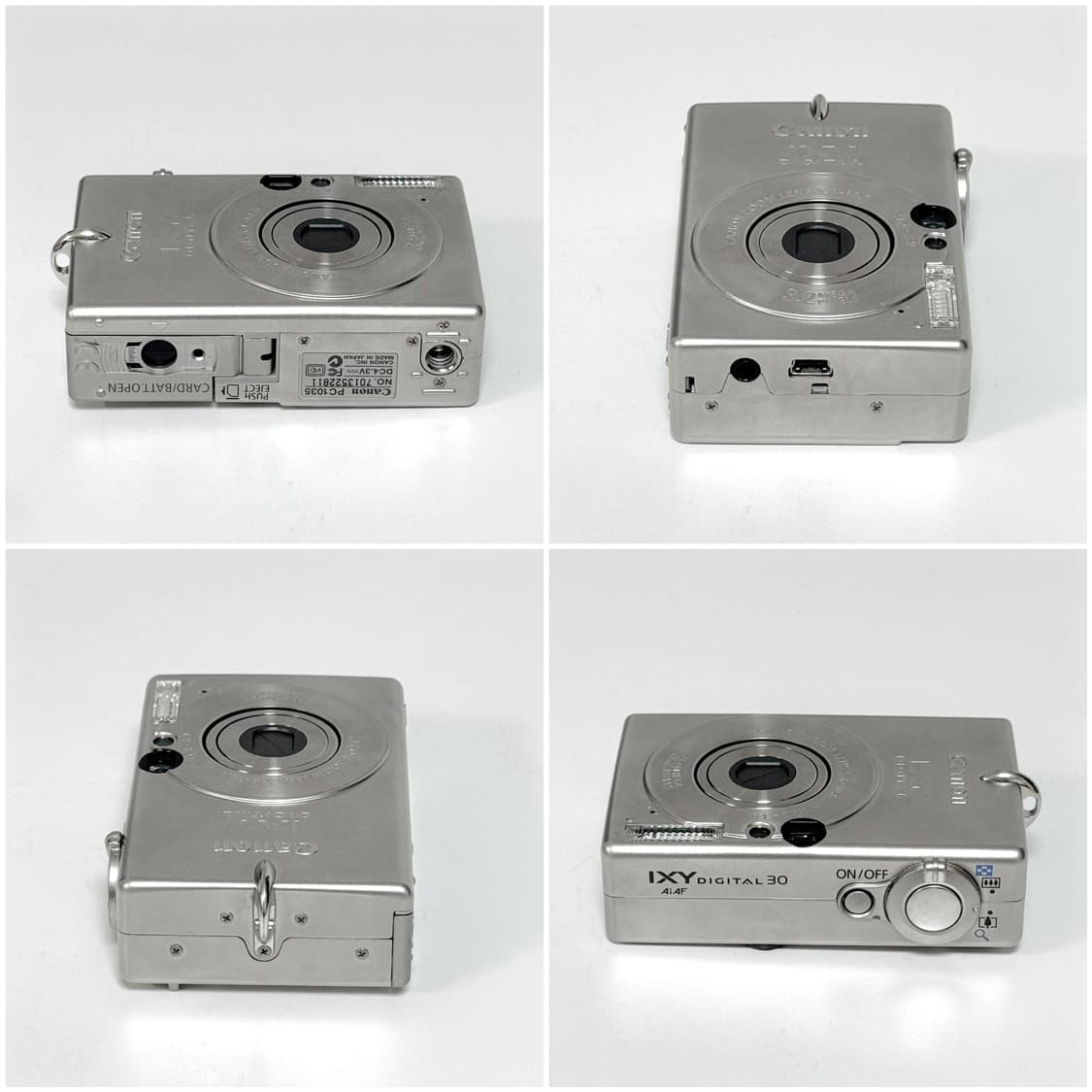 캐논 익시 30 실버 빈티지디카 상품이미지3