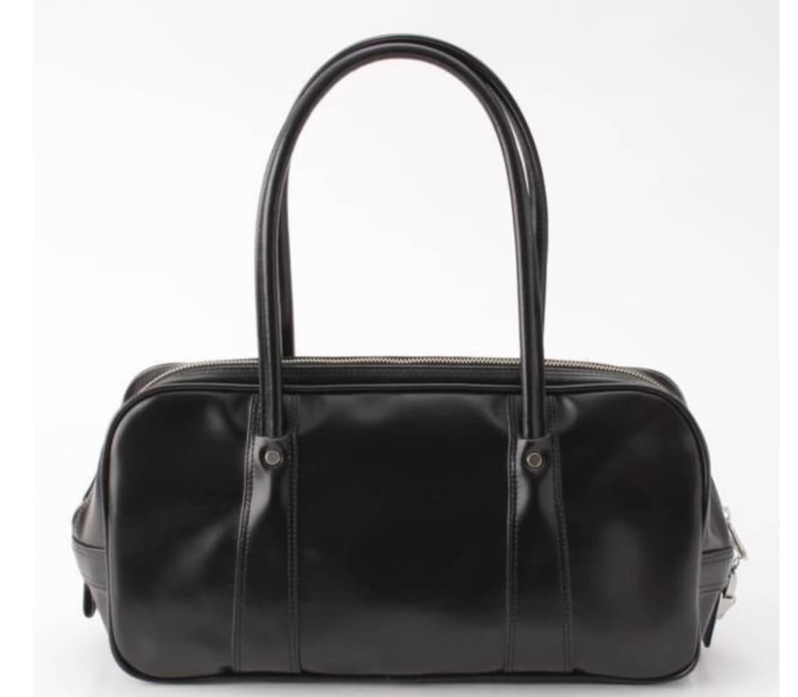 꼼데가르송 아오야마 더블지퍼 숄더 레더백 상품이미지2