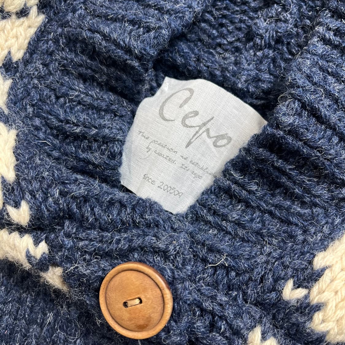 Cepo vtg 코위찬 니트 베스트 집업(M) 상품이미지2