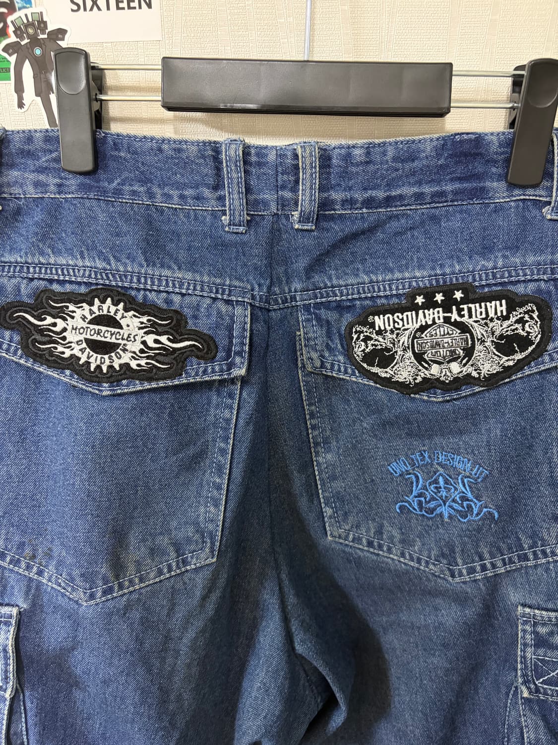 할리데이비슨 카고 데님 조거팬츠 상품이미지5