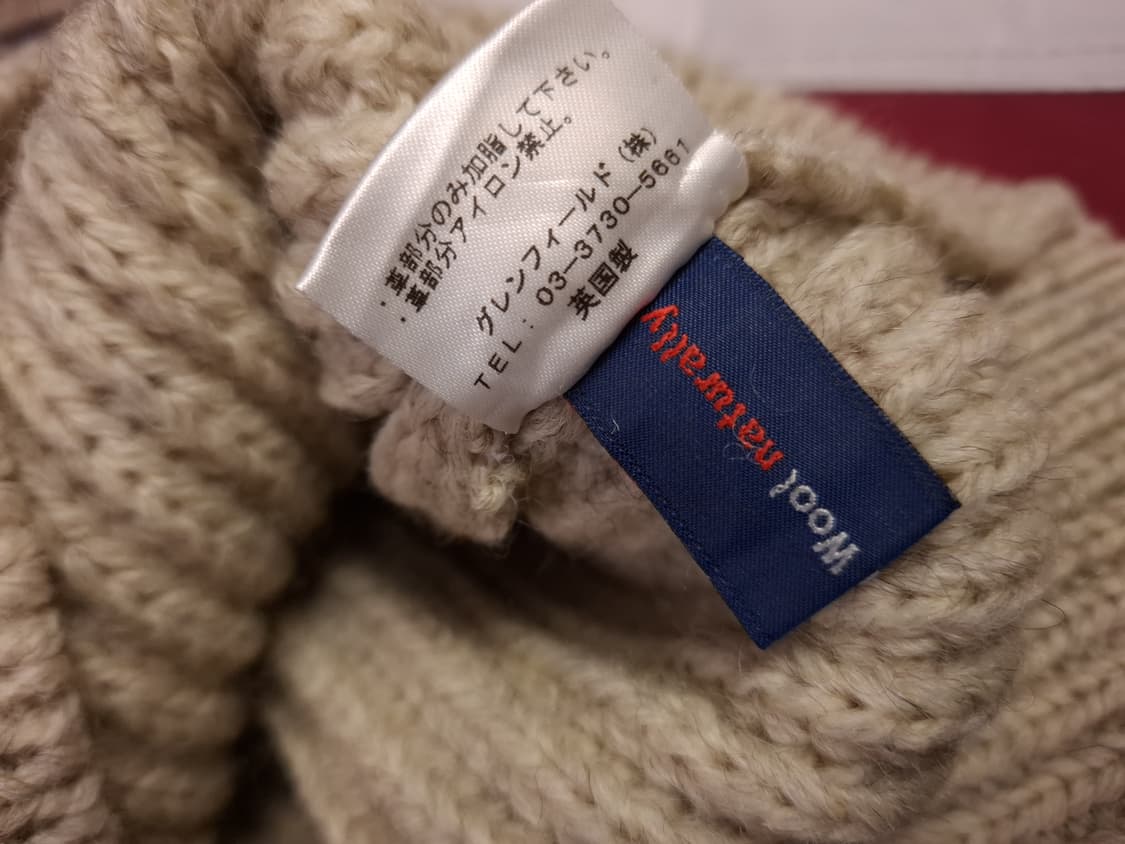 오리지날 영국제조 하이랜드2000 헤비울 코만도니트 상품이미지5