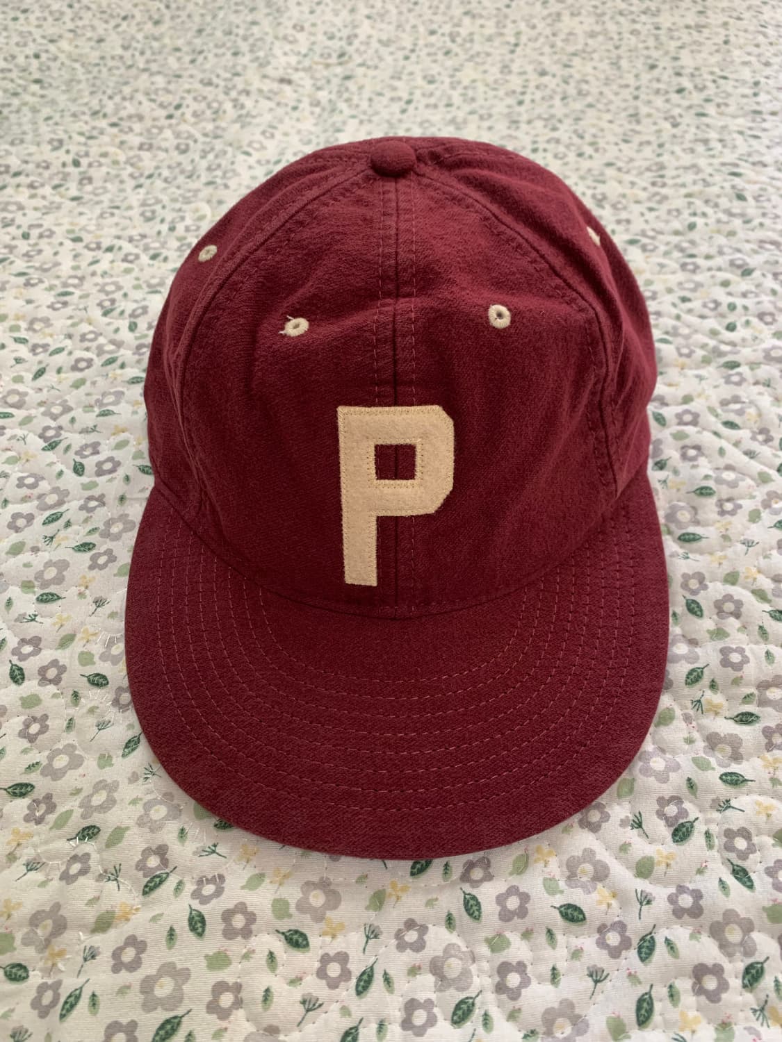 [FREE] 폴로 랄프로렌 25FW 펠트 패치 샤모아 볼 캡 레드 와인 상품이미지1