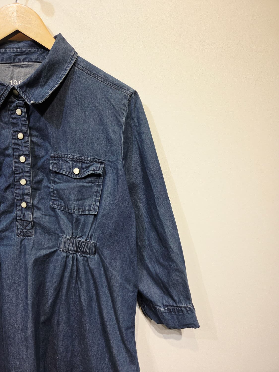 GAP 갭 데님 셔츠 원피스 청남방_L 상품이미지4