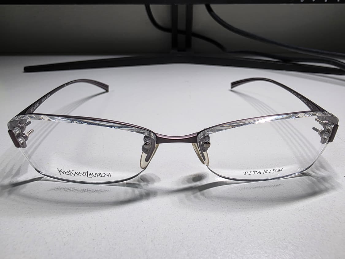생로랑 긱시크 무테 티타늄 안경 상품이미지2