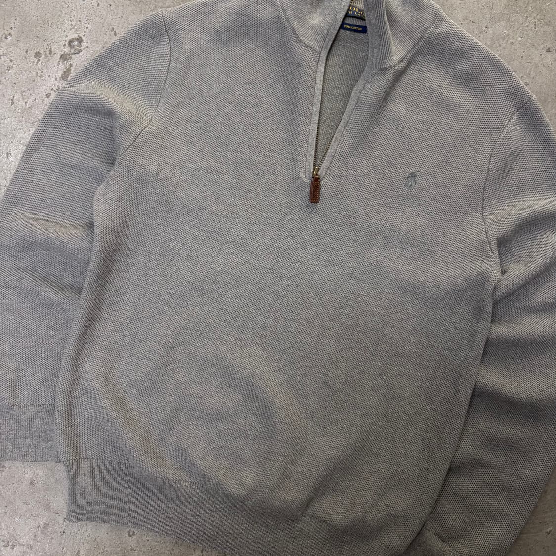 폴로 반집업 니트[2208] 상품이미지4