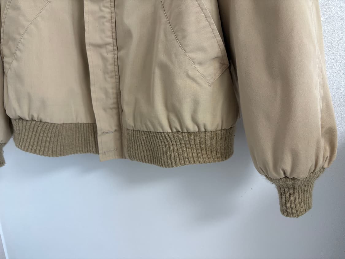 빈티지) 1980s 플리스 라인 봄버 자켓 상품이미지4