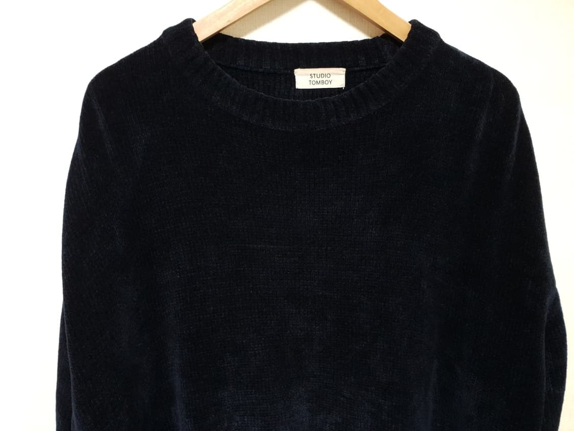 STUDIO TOMBOY 네이비 풀오버 포근한 니트 Free 상품이미지4
