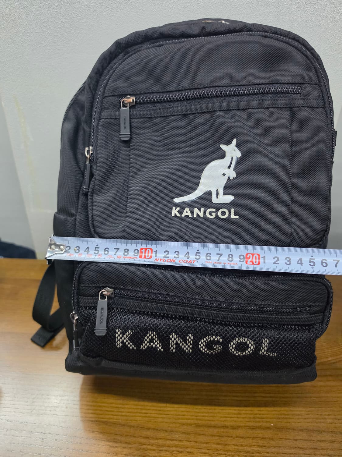 캉골 블랙 백팩 상품이미지3