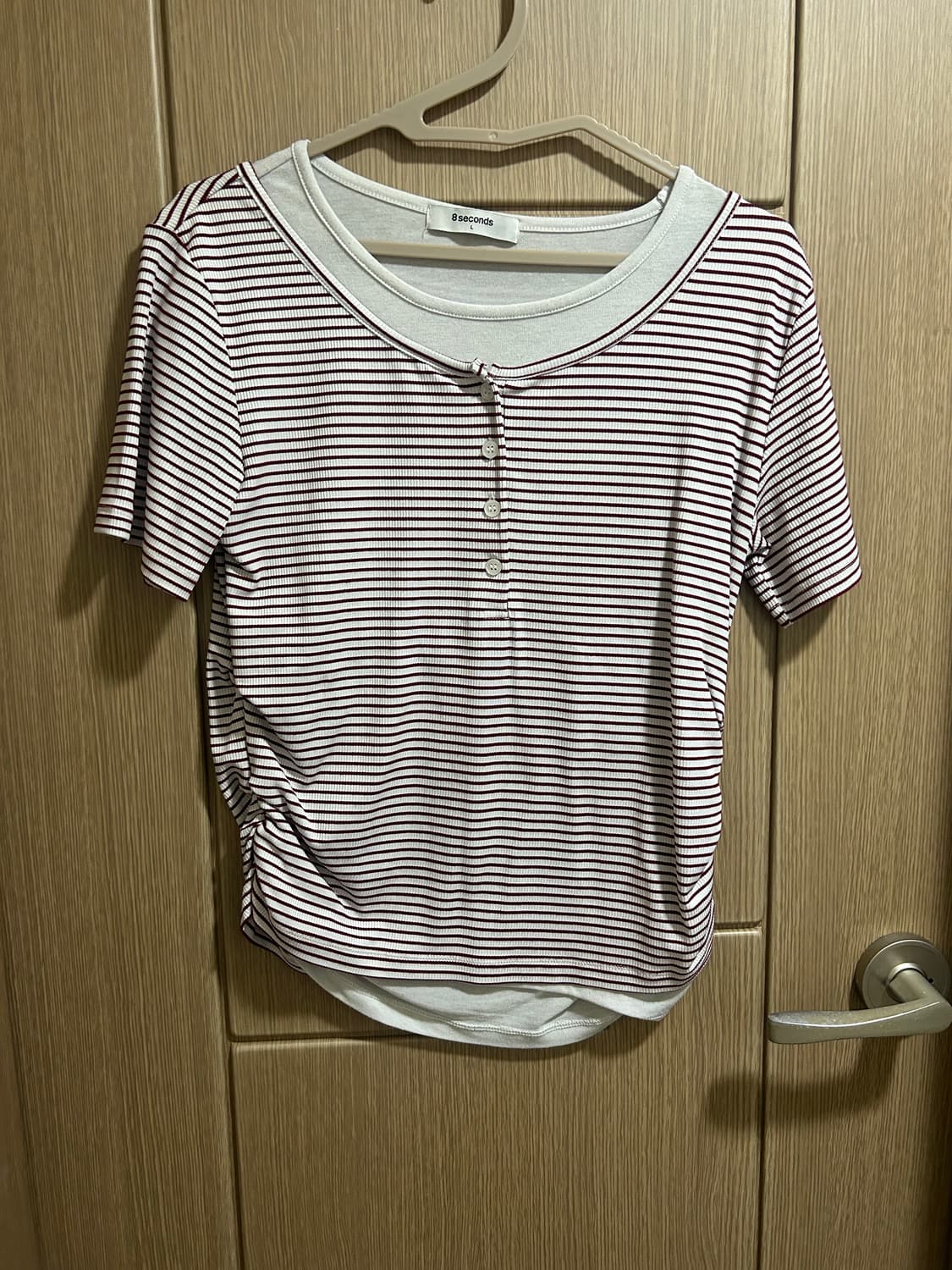레드 레이어드 티셔츠 상품이미지1