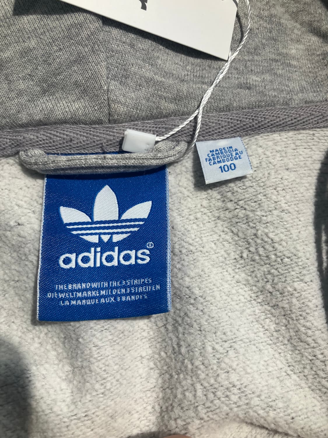 Adidas 트레포일 집업 후드 L 상품이미지4