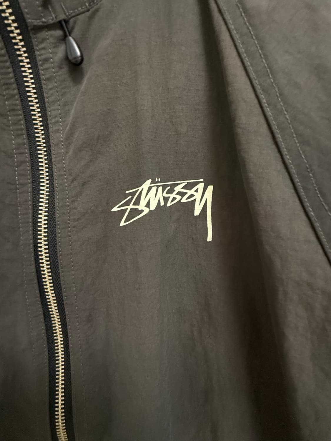 스투시 웨이브 다이 비치 쉘 자켓 블랙 S 상품이미지2